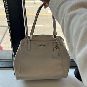 Coach purse bone color good condition!